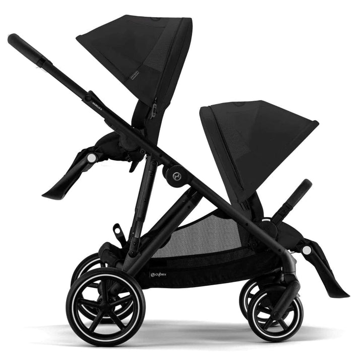 Cybex Prams & Pushchairs Cybex Gazelle S Double Tandem Pushchair - Black / Moon Black