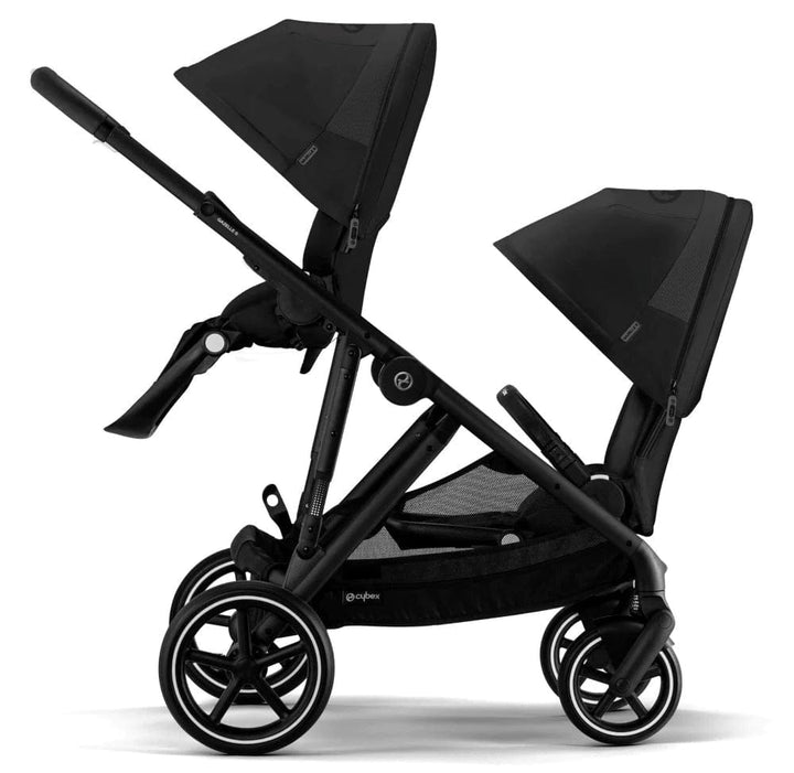 Cybex Prams & Pushchairs Cybex Gazelle S Double Tandem Pushchair - Black / Moon Black