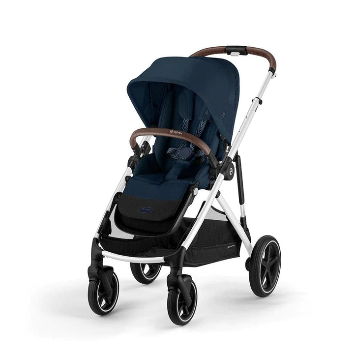 Cybex Prams & Pushchairs Cybex Gazelle S Double Tandem Pushchair - Silver / Ocean