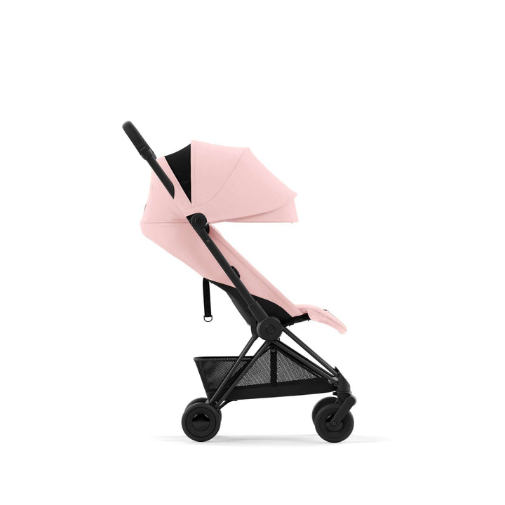 Cybex Pushchairs Cybex COYA Stroller - Matt Black/Peach Pink