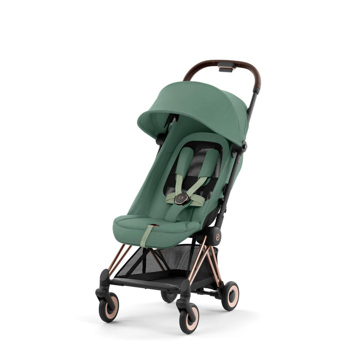 Cybex Pushchairs Cybex COYA Stroller - Rose Gold/Leaf Green