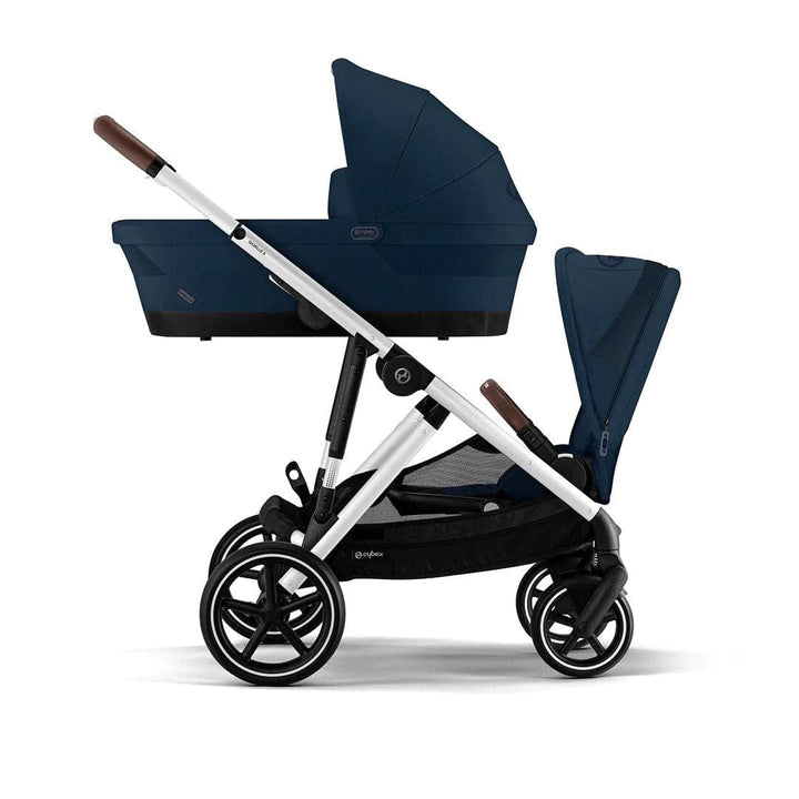 Cybex Pushchairs Cybex Gazelle S Essential Bundle - Silver / Ocean Blue