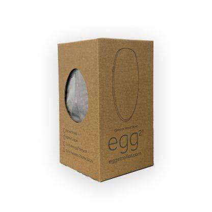 Egg Bedding Egg 2 Fitted Sheets - 2 Pack (Cream/Grey)