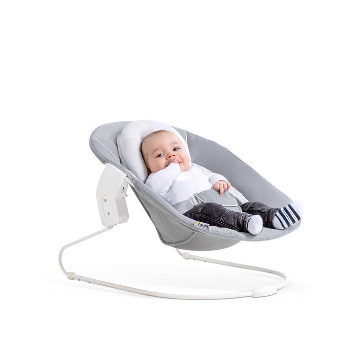 Hauck Alpha Bouncer 2in1 Stretch Grey | Newborn Highchair Attachment