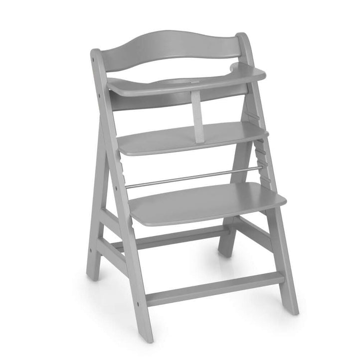 Hauck highchairs Hauck Alpha+ Wooden Highchair - Grey