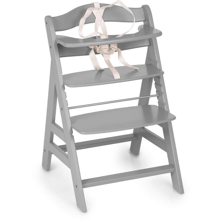 Hauck highchairs Hauck Alpha+ Wooden Highchair - Grey