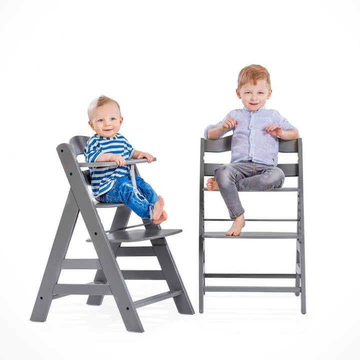 Hauck highchairs Hauck Alpha+ Wooden Highchair - Grey