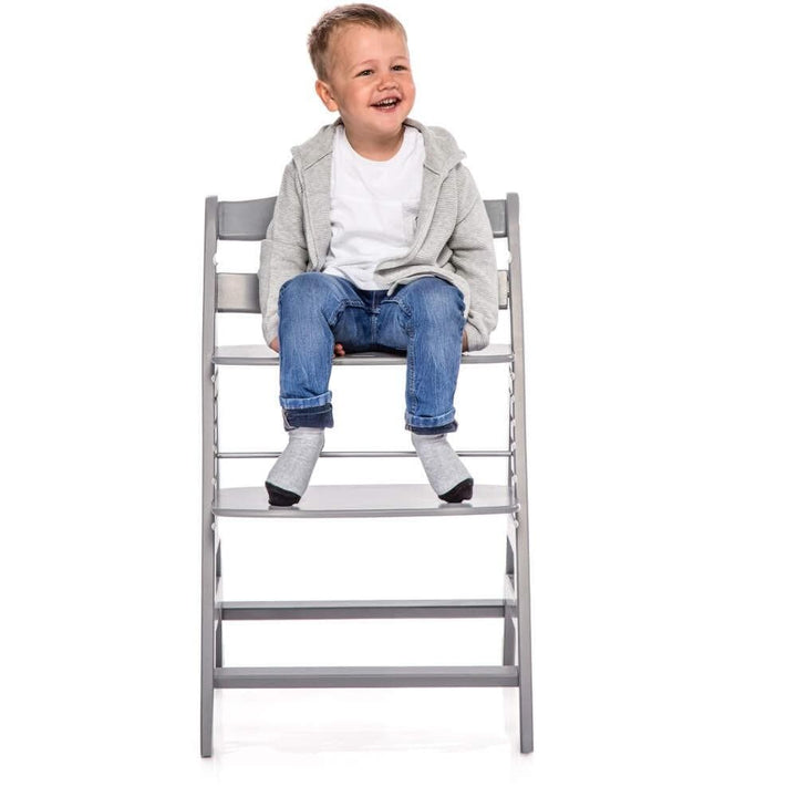 Hauck highchairs Hauck Alpha+ Wooden Highchair - Grey