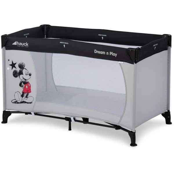 Hauck Travelcots Hauck Disney Dream N Play Travel Cot - Mickey Stars