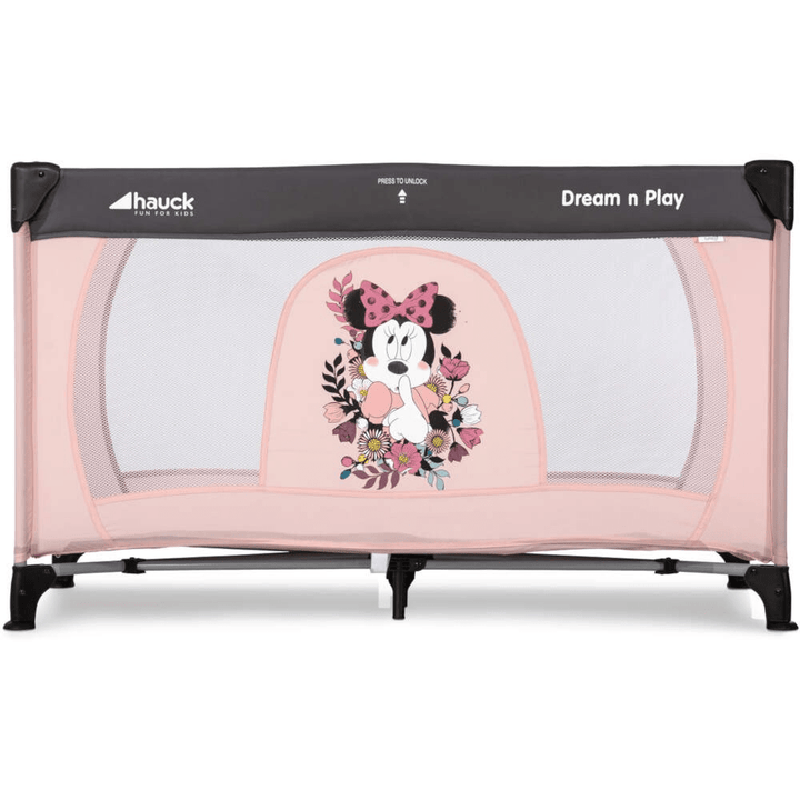 Hauck Travelcots Hauck Disney Dream N Play Travel Cot - Minnie Sweetheart