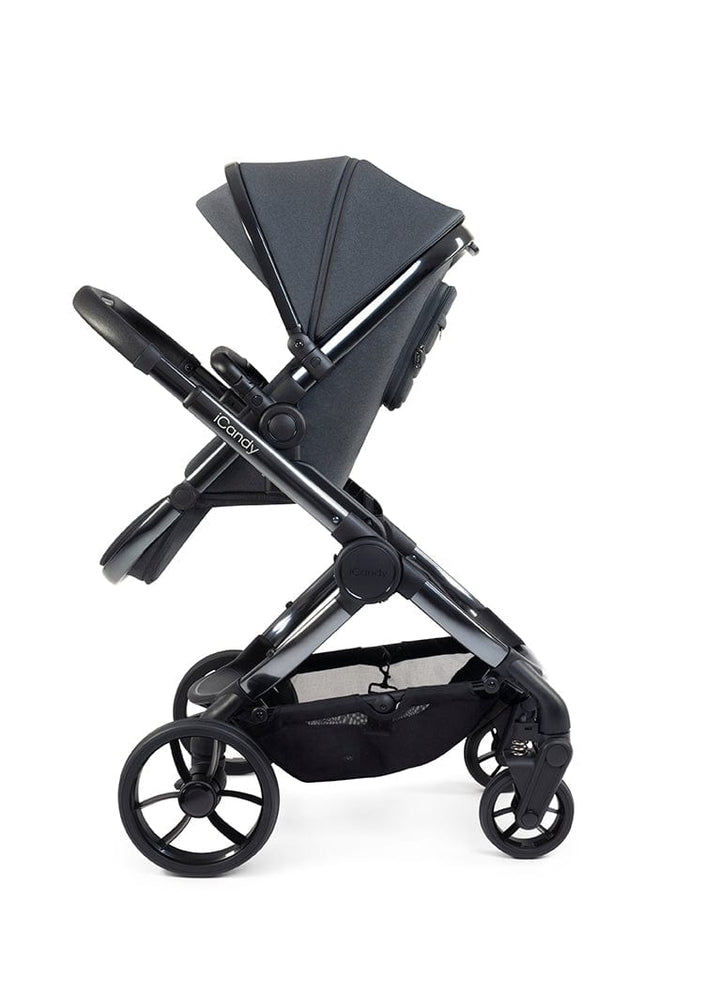 iCandy double pushchairs iCandy Peach 7 Complete Bundle - Phantom / Dark Grey