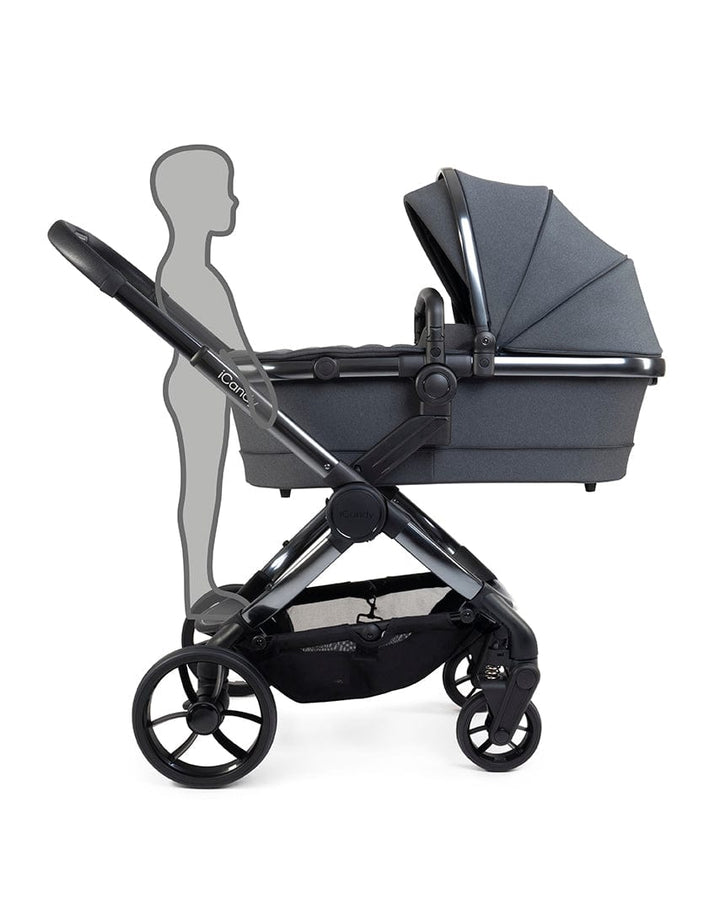 iCandy double pushchairs iCandy Peach 7 Complete Bundle - Phantom / Dark Grey