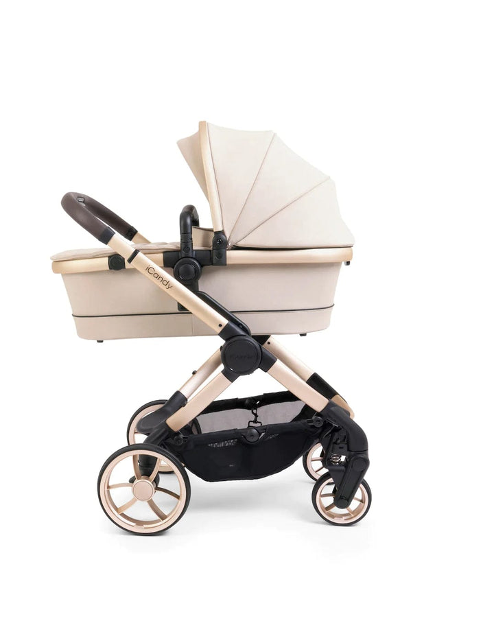 iCandy double pushchairs iCandy Peach 7 Double Pushchair - Biscotti