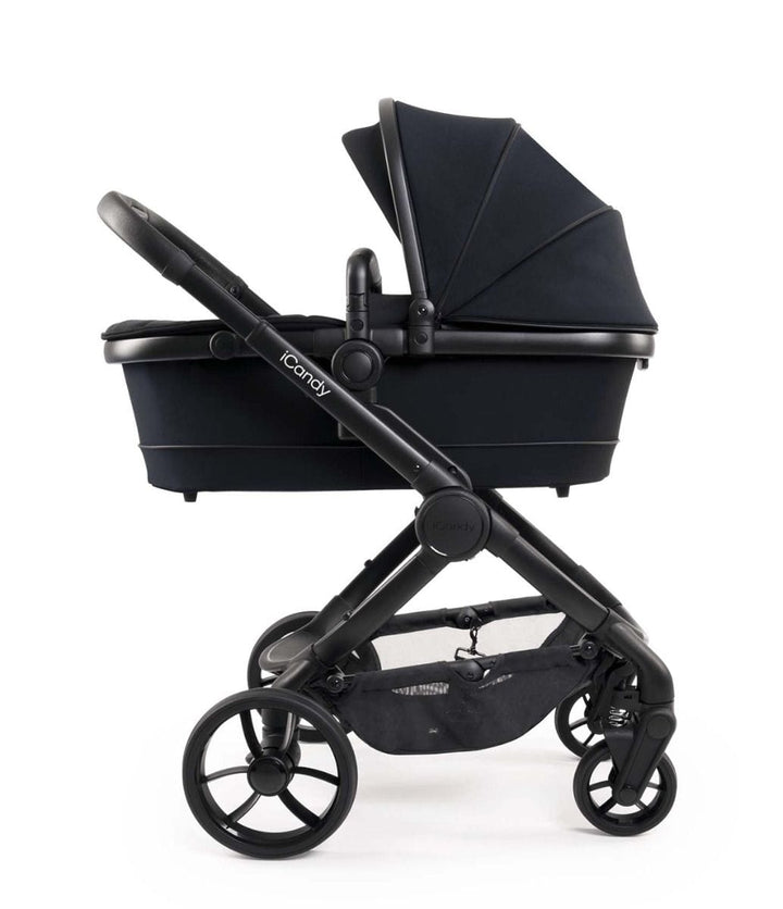 iCandy double pushchairs iCandy Peach 7 Twin Cybex Cloud Z2 Travel System - Jet / Black Edition