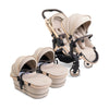 iCandy double pushchairs iCandy Peach 7 Twin Pushchair - Biscotti