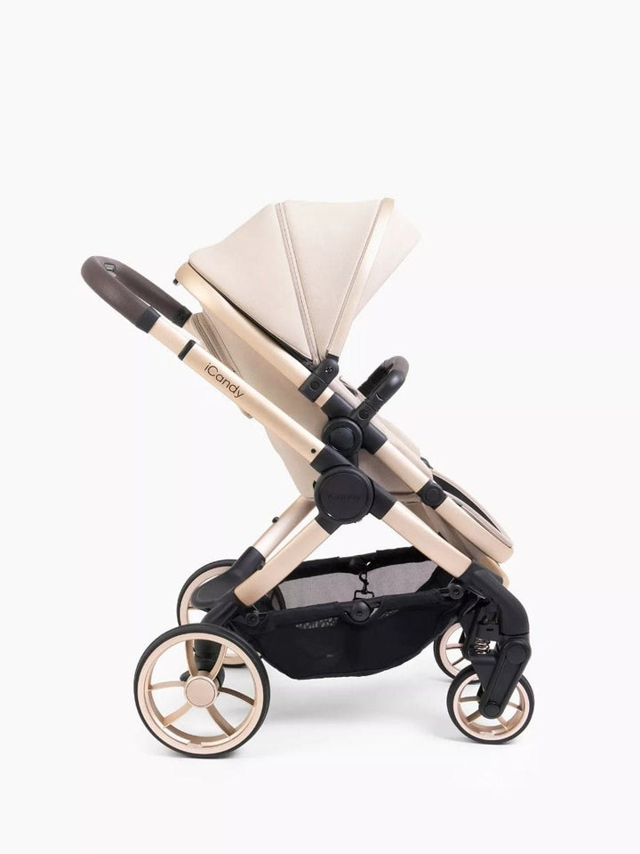 iCandy double pushchairs iCandy Peach 7 Twin Pushchair - Biscotti