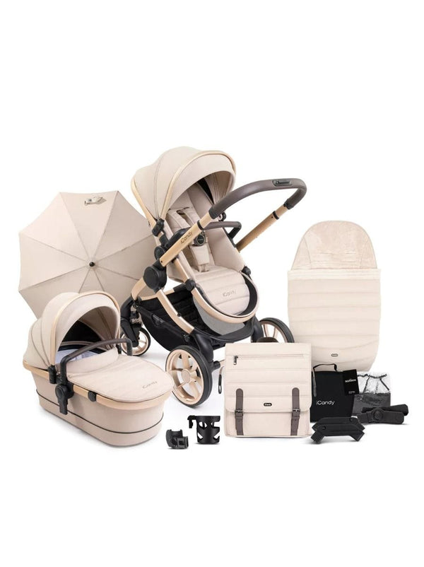 iCandy Prams & Pushchairs iCandy Peach 7 Complete Bundle - Biscotti