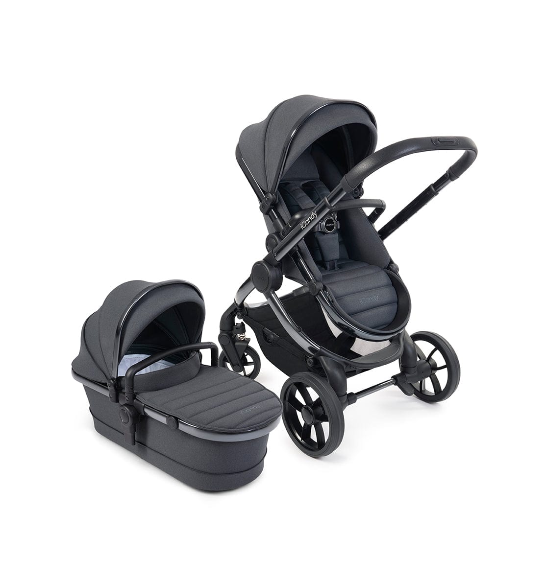 Black hot sale icandy pram