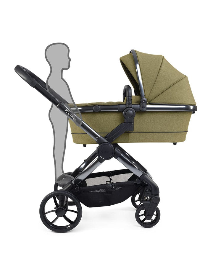 iCandy Prams & Pushchairs Peach 7 Pushchair and Carrycot - Phantom / Olive