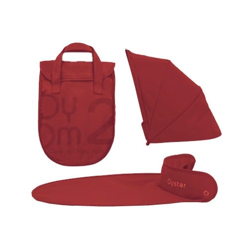 iCandy Pushchair Accessories Oyster 2 Carrycot Colour Pack - Tango Red (Clearance)