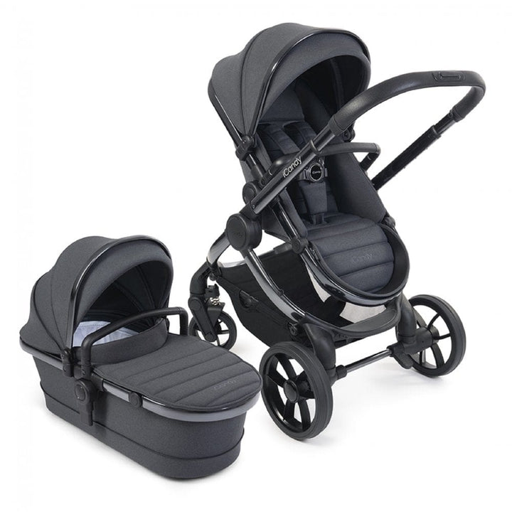 iCandy Travel Systems iCandy Peach 7 Maxi Cosi Cabriofix i-Size Travel System Bundle - Dark Grey