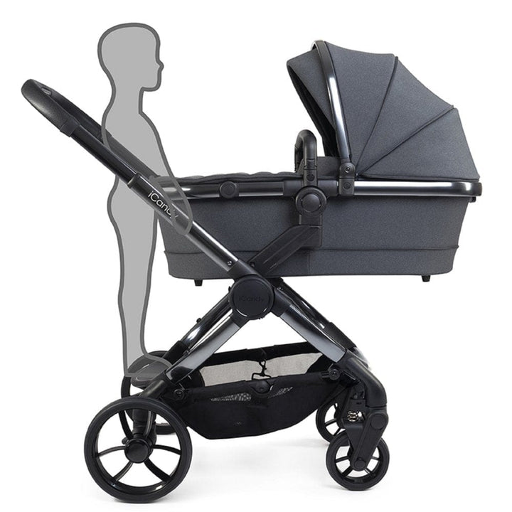 iCandy Travel Systems iCandy Peach 7 Maxi Cosi Cabriofix i-Size Travel System Bundle - Dark Grey