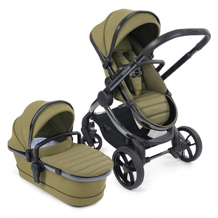 iCandy Travel Systems iCandy Peach 7 Maxi Cosi Cabriofix i-Size Travel System Bundle - Olive