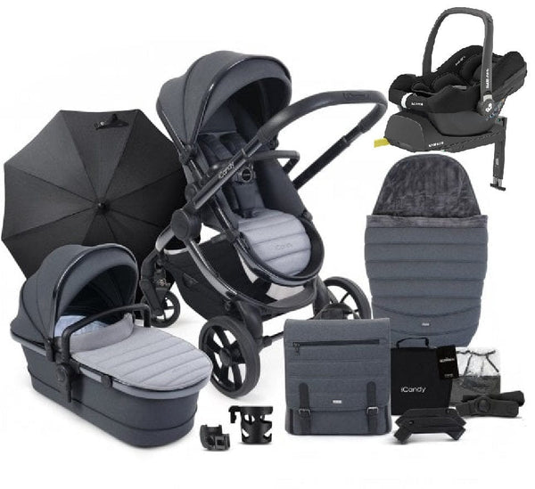 iCandy Travel Systems iCandy Peach 7 Maxi Cosi Cabriofix i-Size Travel System Bundle - Truffle