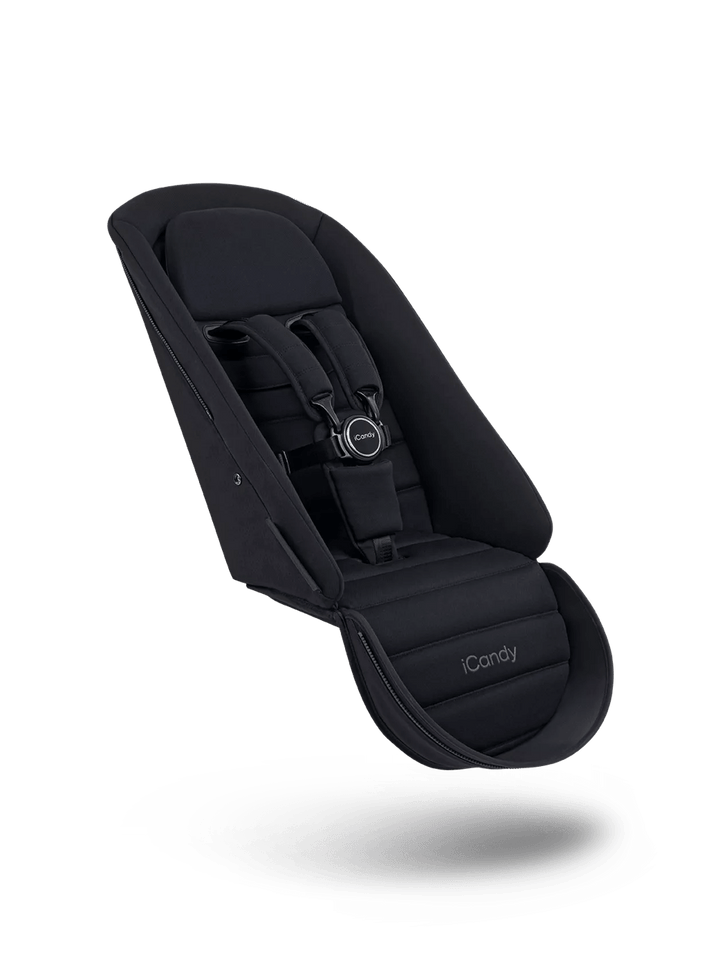 iCandy Pushchair Accessories iCandy Peach 7 2nd Seat Fabric - Black Edition