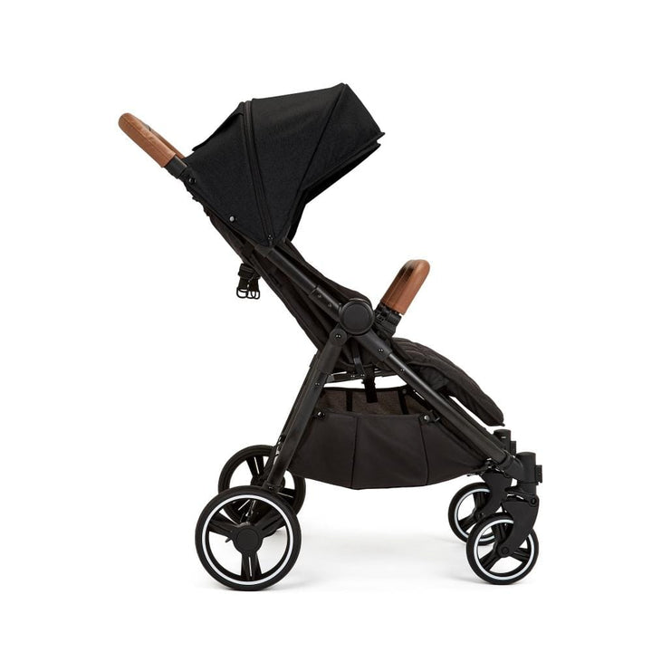 Ickle Bubba double pushchairs Ickle Bubba Venus Double Stroller - Black / Black / Tan