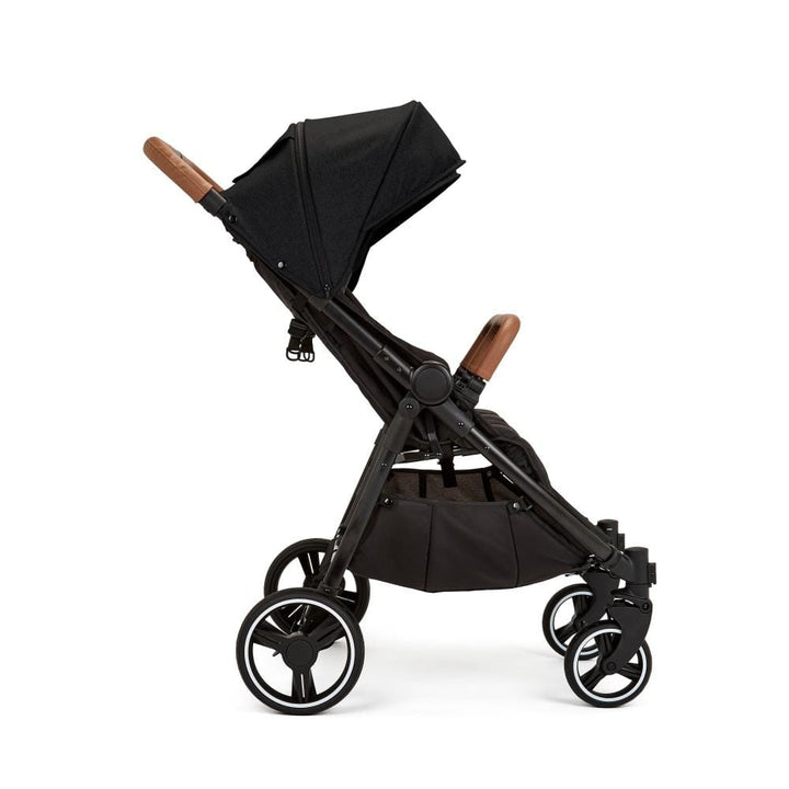 Ickle Bubba double pushchairs Ickle Bubba Venus Double Stroller - Black / Black / Tan