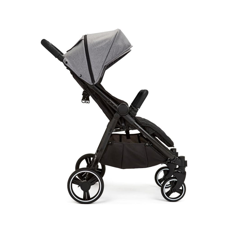 Ickle Bubba double pushchairs Ickle Bubba Venus Double Stroller Black / Space Grey / Black