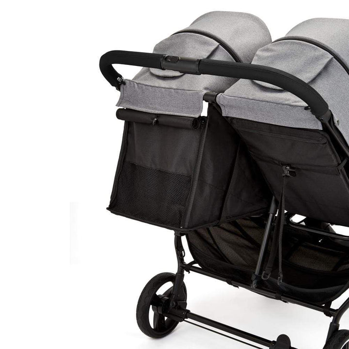 Ickle Bubba double pushchairs Ickle Bubba Venus Double Stroller Black / Space Grey / Black