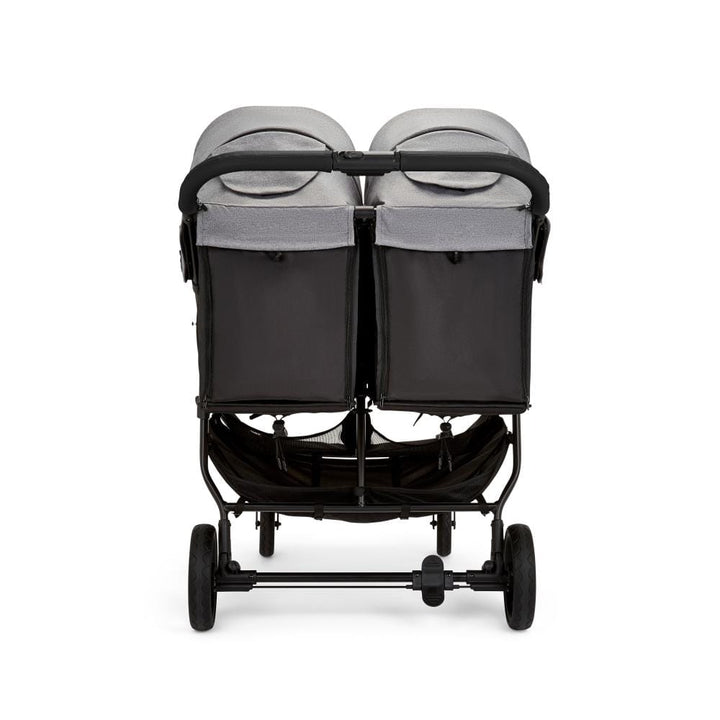 Ickle Bubba double pushchairs Ickle Bubba Venus Double Stroller Black / Space Grey / Black