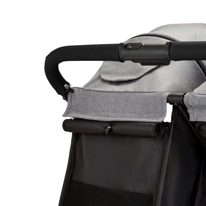 Ickle Bubba double pushchairs Ickle Bubba Venus Double Stroller Black / Space Grey / Black