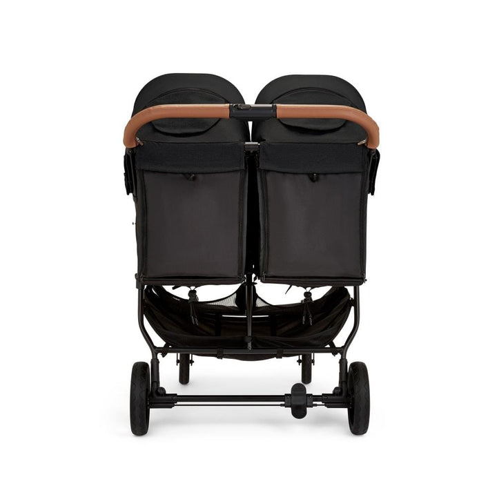 Ickle Bubba double pushchairs Ickle Bubba Venus Max Double Stroller Black / Black / Tan