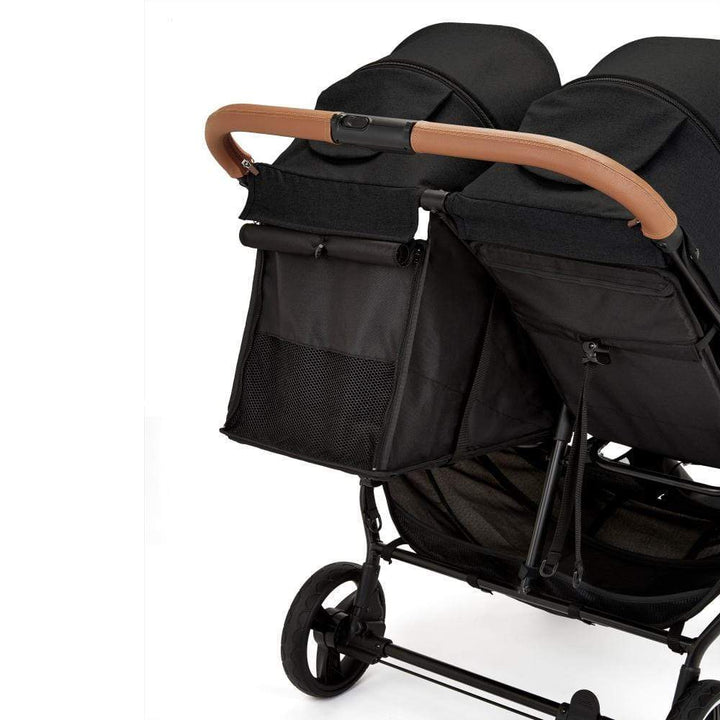 Ickle Bubba double pushchairs Ickle Bubba Venus Max Double Stroller Black / Black / Tan