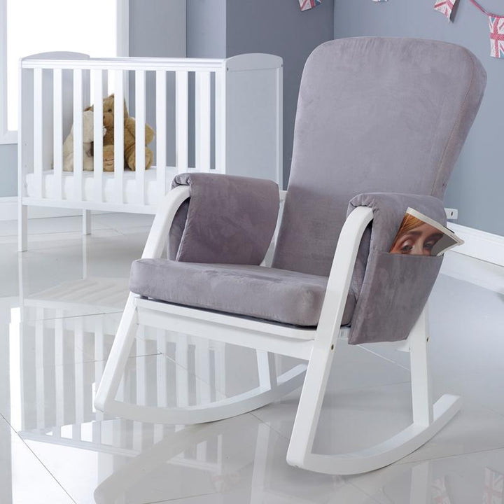 Ickle Bubba Nursing Chairs Ickle Bubba Dursley Rocking Chair - Pearl Grey