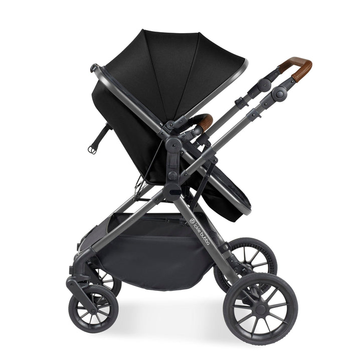 Ickle Bubba Prams & Pushchairs Ickle Bubba Cosmo 2 in 1 Plus Pushchair - Gunmetal / Black / Tan