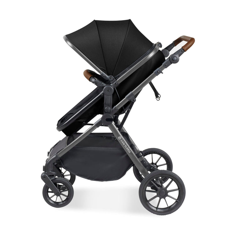 Ickle Bubba Prams & Pushchairs Ickle Bubba Cosmo 2 in 1 Plus Pushchair - Gunmetal / Black / Tan