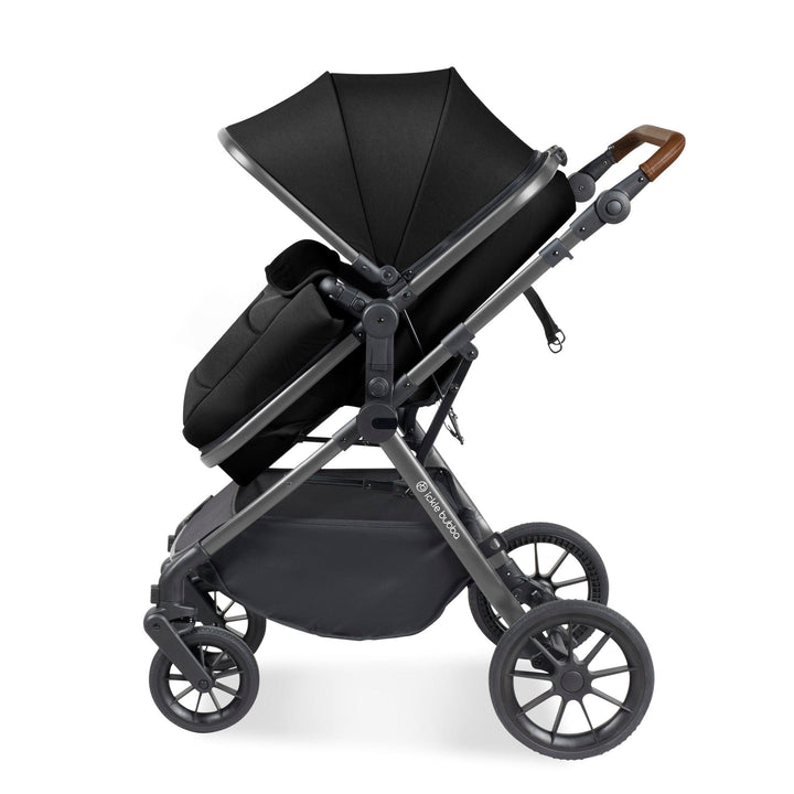 Ickle Bubba Prams & Pushchairs Ickle Bubba Cosmo 2 in 1 Plus Pushchair - Gunmetal / Black / Tan