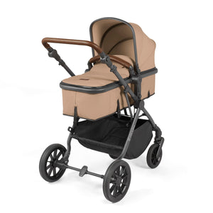 Ickle Bubba Prams & Pushchairs Ickle Bubba Cosmo 2 in 1 Plus Pushchair - Gunmetal / Desert / Tan