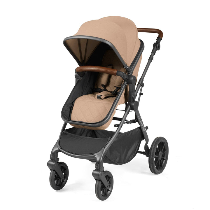 Ickle Bubba Prams & Pushchairs Ickle Bubba Cosmo 2 in 1 Plus Pushchair - Gunmetal / Desert / Tan