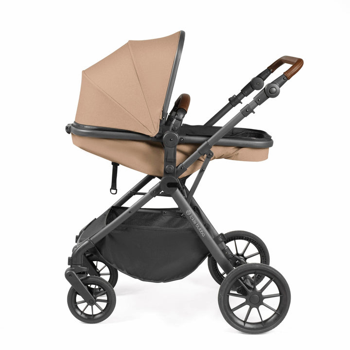 Ickle Bubba Prams & Pushchairs Ickle Bubba Cosmo 2 in 1 Plus Pushchair - Gunmetal / Desert / Tan