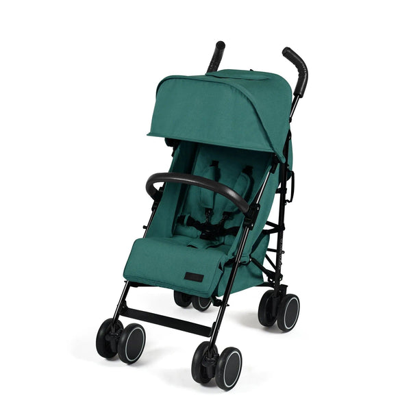 Ickle Bubba Prams & Pushchairs Ickle Bubba Discovery Stroller - Matt Black / Teal / Black