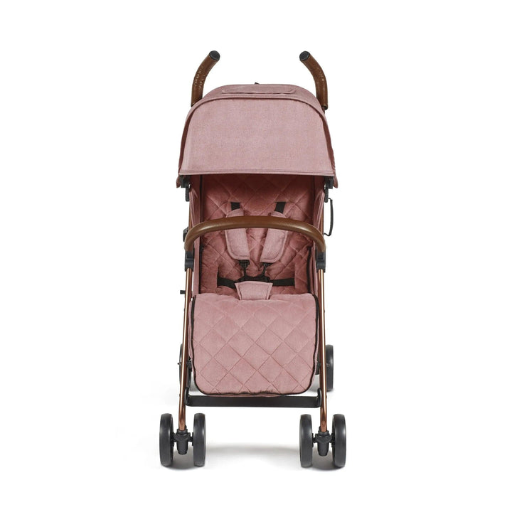 Ickle Bubba Prams & Pushchairs Ickle Bubba Discovery Stroller, Max Bundle - Rose Gold / Dusky Pink / Tan