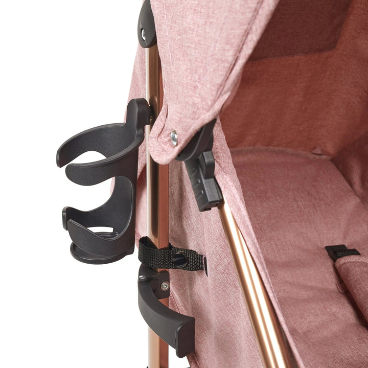 Ickle Bubba Prams & Pushchairs Ickle Bubba Discovery Stroller, Max Bundle - Rose Gold / Dusky Pink / Tan