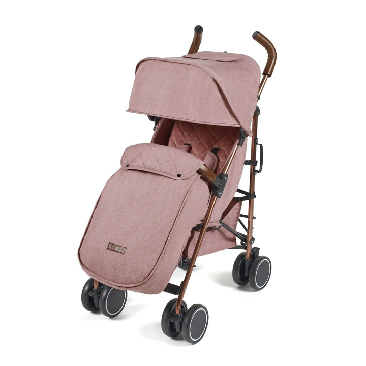 Ickle Bubba Prams & Pushchairs Ickle Bubba Discovery Stroller, Prime Bundle - Rose Gold / Dusky Pink / Tan