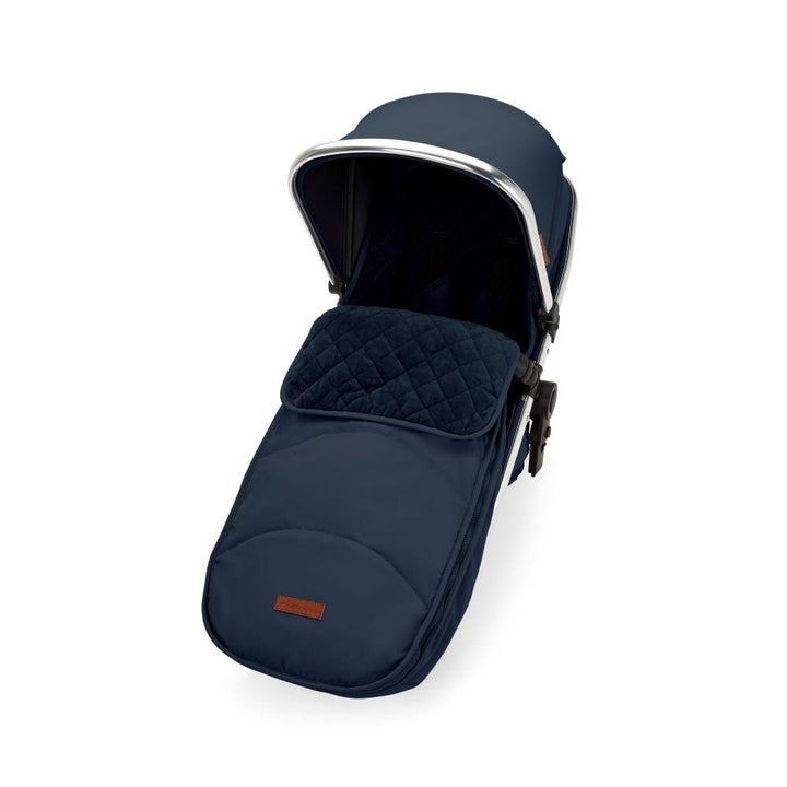 Ickle Bubba Prams & Pushchairs Ickle Bubba Eclipse 2 in 1 Carrycot & Pushchair - Chrome / Midnight Blue / Black