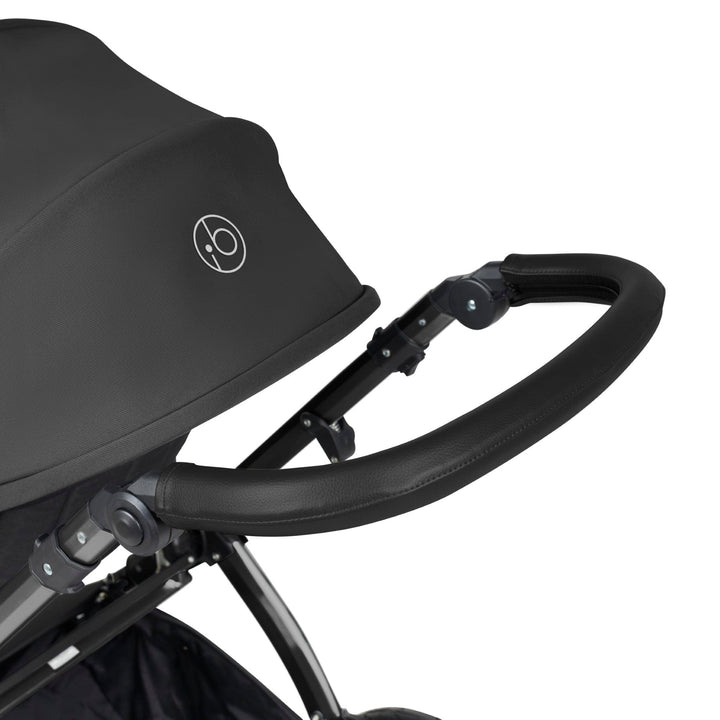 Ickle Bubba Prams & Pushchairs Ickle Bubba Stomp Luxe 2 in 1 Pushchair -  Black / Charcoal Grey / Black